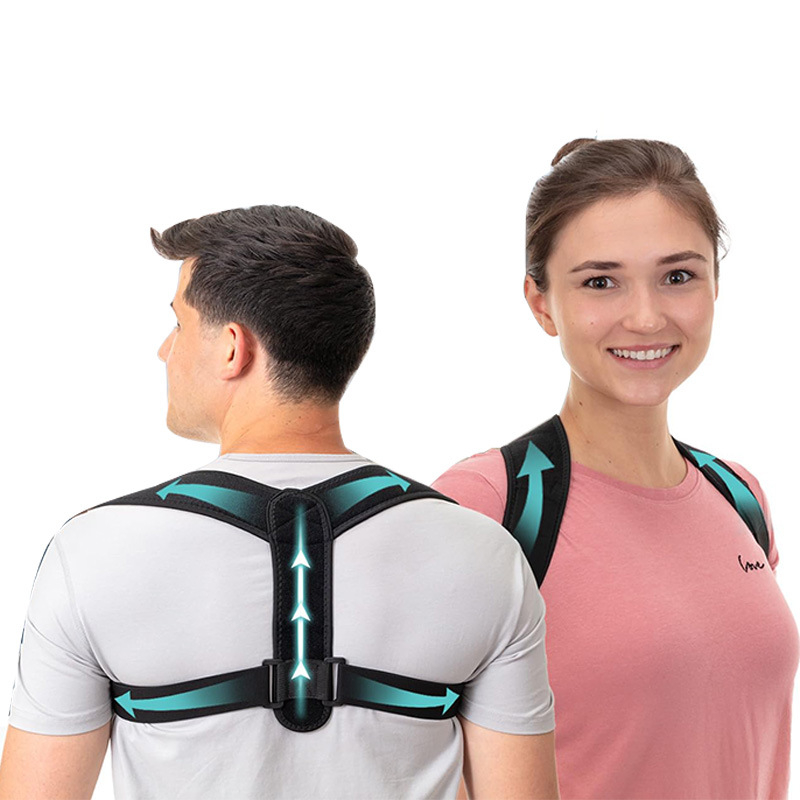 JFS-060 Korektor držanja tijela, kaiš za leđa, unisex, korekcija drže, stil s nacionalnom zastavom