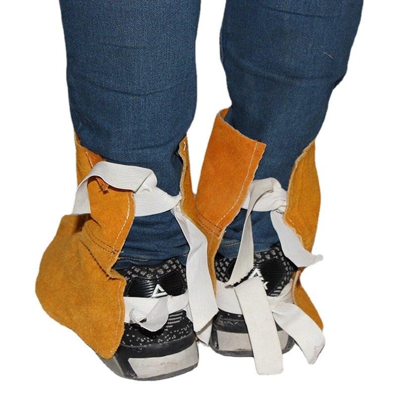 Προστατευτικά παπούτια για συγκόλληση από δέρμα μοσχαρίσιο – σουέντ δέρμα μοσχαρίσιο, προστασία από πιτσιλίσματα ηλεκτροκόλλησης, διάφορες επιλογές (Προέλευση: Linyi; Τύπος: ποικίλοι; Υλικό: σουέντ μοσχαρίσιο δέρμα)