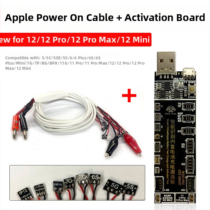 Fejlesztett verzió: Apple akkumulátor töltés aktiváló kártya tápegység bekapcsoló vonala – mobiltelefon javítási és teszt vonal