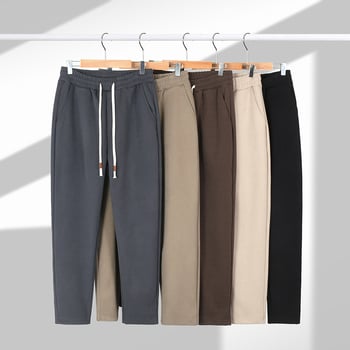 Casual uske hlače od twill tkanine, 95% acetat vlakna, kopčanje s trakom, jesen 2023