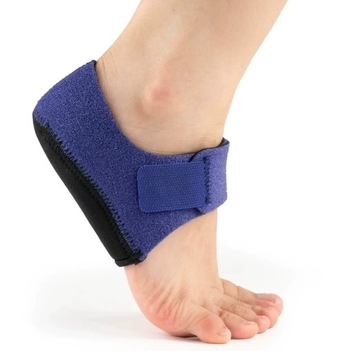 Προστατευτής φτέρνας από σιλικόνη με gel απορρόφησης κραδασμών και ρυθμιζόμενο Velcro, για ενήλικες, καθημερινή χρήση