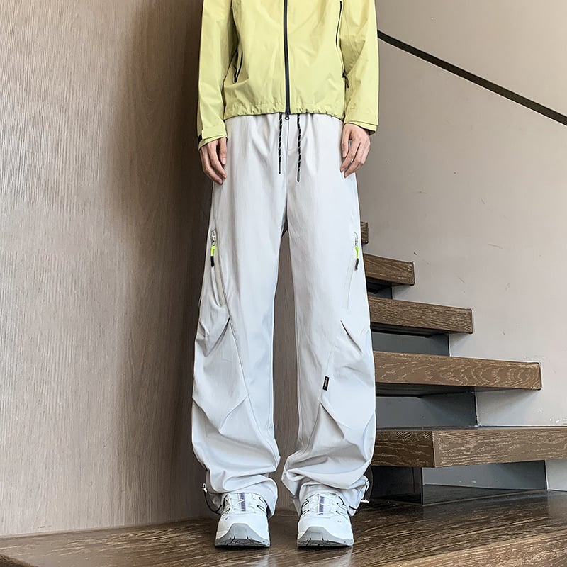 Férfi háromvédelmes túranadrág, egyenes szabású, vízálló poliészter keverék, mikro-elasztikus, középső derék, HK9662