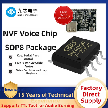 Nine Core Electronics NV400F modul za reproduciju glasa za čestitke - 3.3V, 250mA, slobodno programiranje
