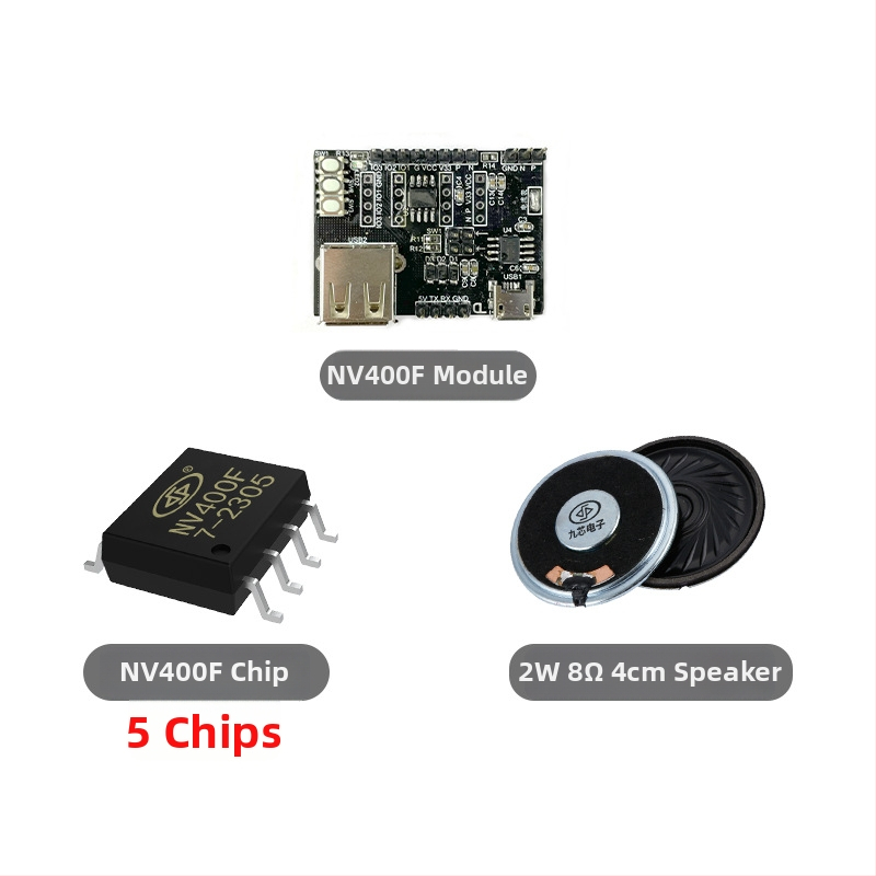 Nine Core Electronics NV400F modul za reproduciju glasa za čestitke - 3.3V, 250mA, slobodno programiranje