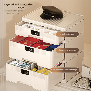 Zárható asztali tárolóedény bizalmas dokumentumokhoz – Modell Lockbox; Anyag: PP + módosított benzén; Kapacitás: 25L