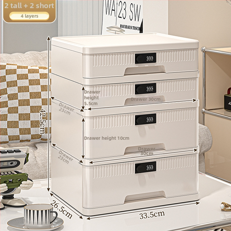 Zárható asztali tárolóedény bizalmas dokumentumokhoz – Modell Lockbox; Anyag: PP + módosított benzén; Kapacitás: 25L