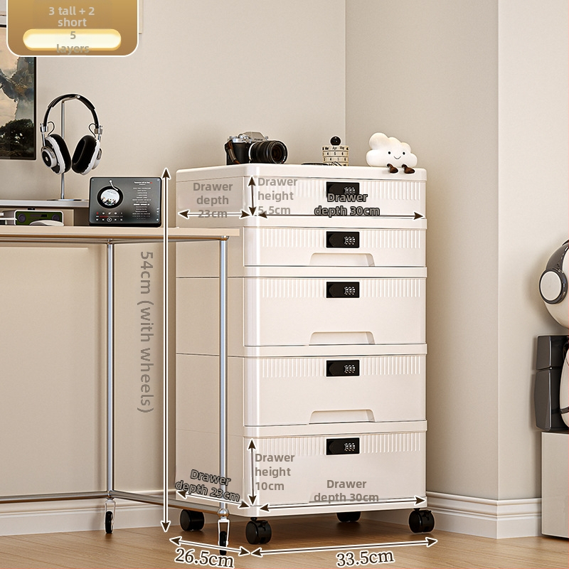 Zárható asztali tárolóedény bizalmas dokumentumokhoz – Modell Lockbox; Anyag: PP + módosított benzén; Kapacitás: 25L