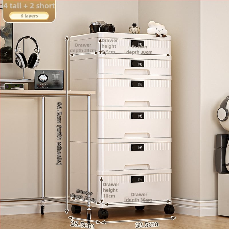 Zárható asztali tárolóedény bizalmas dokumentumokhoz – Modell Lockbox; Anyag: PP + módosított benzén; Kapacitás: 25L