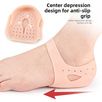 Kryt päty s otvormi, mäkké tlmenie nárazov, hrubší kryt päty, denný štýl (Materiál: Seb; Tvar: kryt päty; Model: kryt päty; Štýl: denný; Sezóna: celý rok)