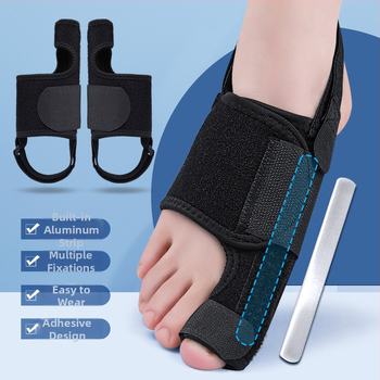 Ortez Hallux Valgus s podesivim fiksacijskim remenom za prste, dan i noć