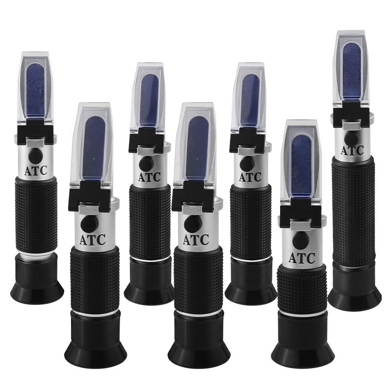 3-in-1 mérő: sótartalom, alkoholtartalom és cukortartalom; bor és sör specifikus gravitáció mérő; vizelet specifikus gravitáció detektor