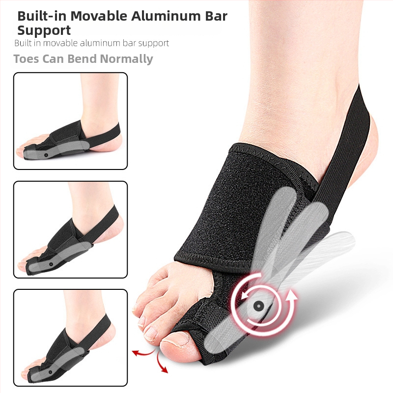 Ochranný návlek na palec nohy s vnútornými a vonkajšími deličmi; materiály: OK látka, SBR, polyester, hliníková páska, silikón, suchý zips; značka Foot Product Collection; celoročné používanie.