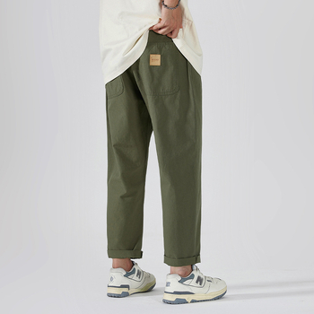 Muške Ice Jacquard casual hlače, ljeto 2025, slobodan kroj, plus veličina, ravni kroj, skraćena duljina
