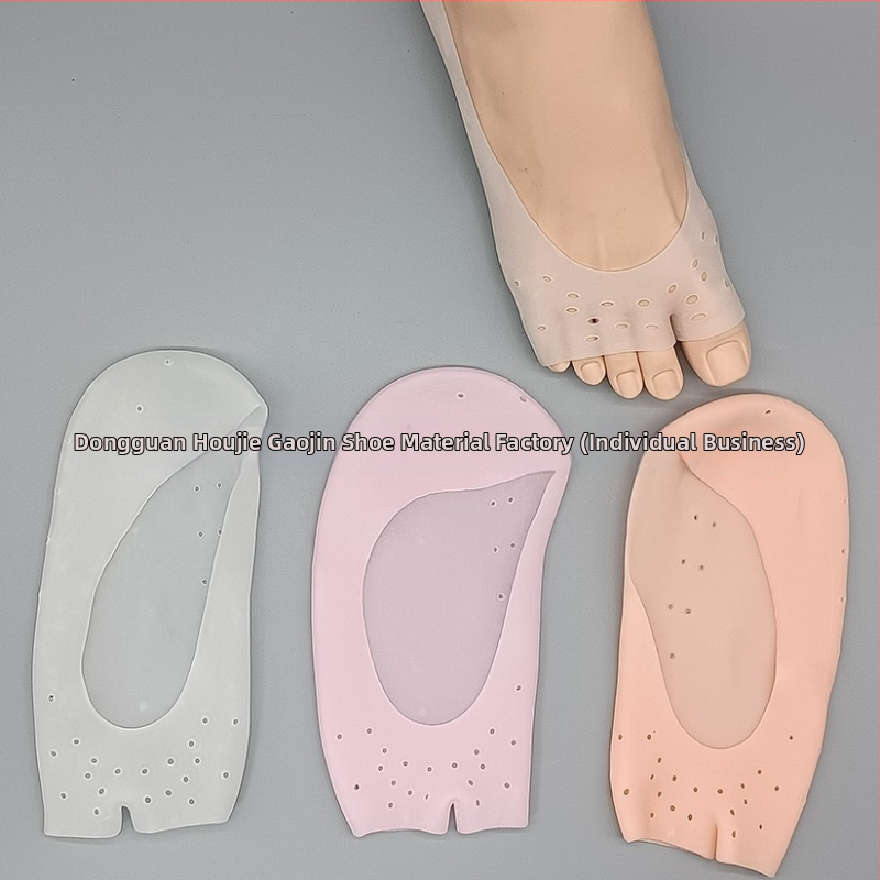 Loďové ponožky s otvoreným prstom a SEBS silikónom – priedušné, oddelovač prstov, proti oderu, protišmykové, hydratačné pre pokožku