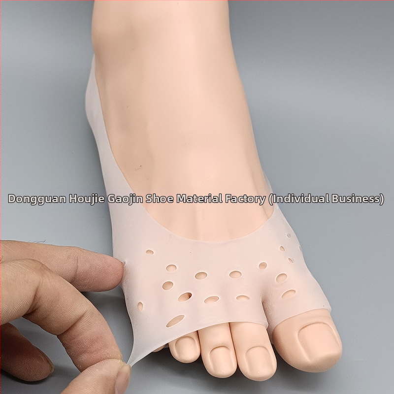 Loďové ponožky s otvoreným prstom a SEBS silikónom – priedušné, oddelovač prstov, proti oderu, protišmykové, hydratačné pre pokožku