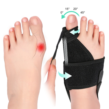 Korektor za prste na nozi – podesivi razdjelnik, model Lt-lqx-2507-04, serija Toe Corrector, Materijal: kompozitna tkanina + trake u obliku ribljeg kostiju, Oblik: zaštitnici za stopala, Pogodno za sve sezone
