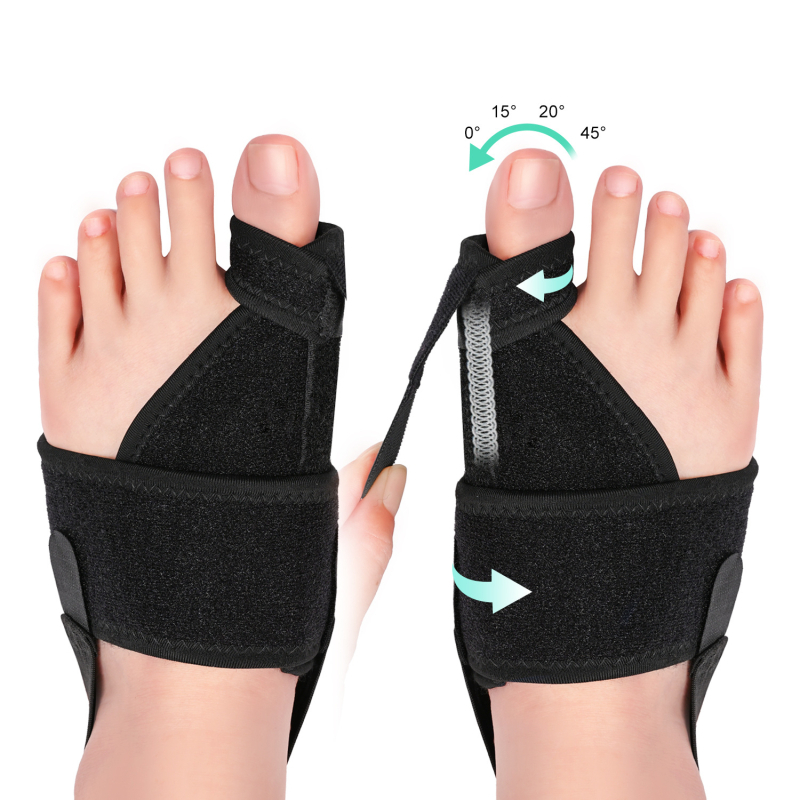 Korektor za prste na nozi – podesivi razdjelnik, model Lt-lqx-2507-04, serija Toe Corrector, Materijal: kompozitna tkanina + trake u obliku ribljeg kostiju, Oblik: zaštitnici za stopala, Pogodno za sve sezone