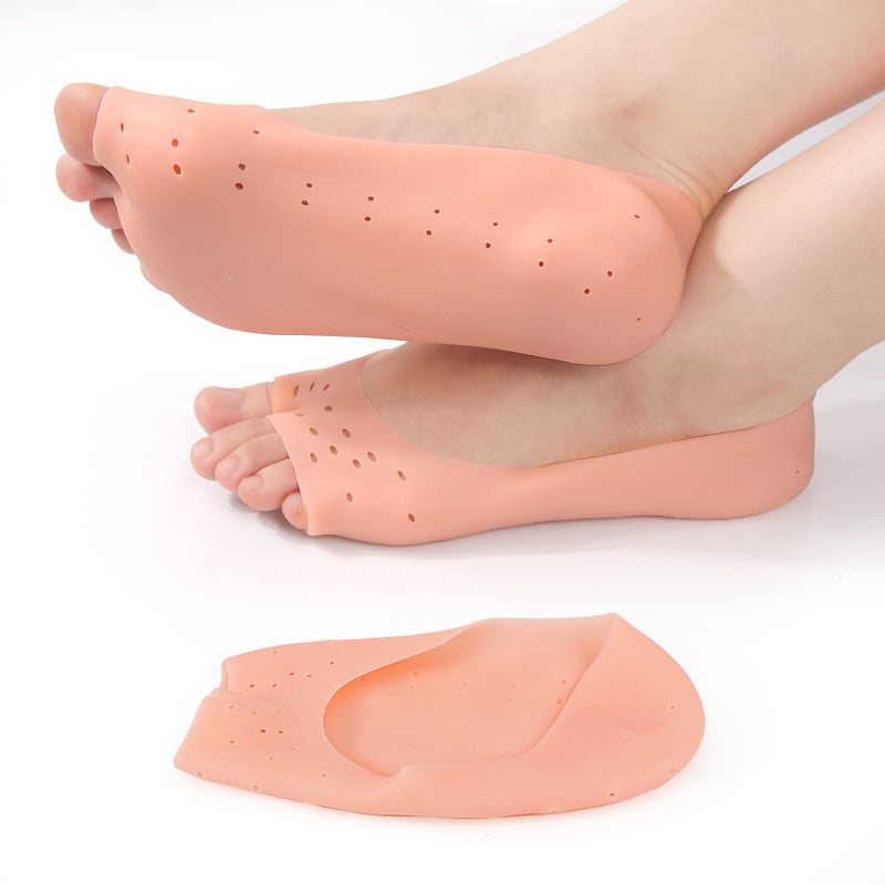 SEBS κάλτσες σιλικόνης με ανοιχτό δάχτυλο – ενυδάτωση και ανάπλαση δέρματος ποδιών, μοντέλο SE47, όλες οι εποχές