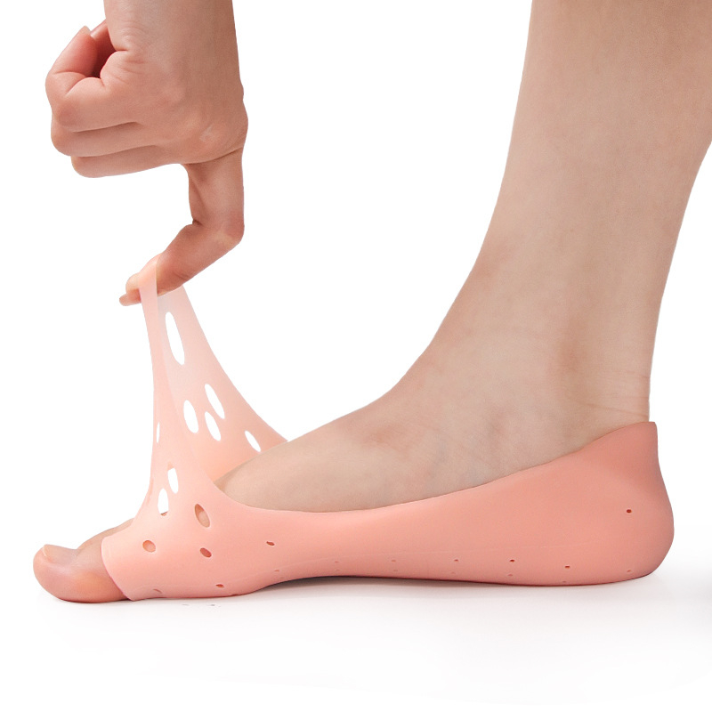 SEBS κάλτσες σιλικόνης με ανοιχτό δάχτυλο – ενυδάτωση και ανάπλαση δέρματος ποδιών, μοντέλο SE47, όλες οι εποχές