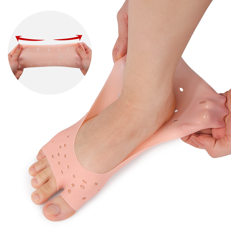 SEBS κάλτσες σιλικόνης με ανοιχτό δάχτυλο – ενυδάτωση και ανάπλαση δέρματος ποδιών, μοντέλο SE47, όλες οι εποχές