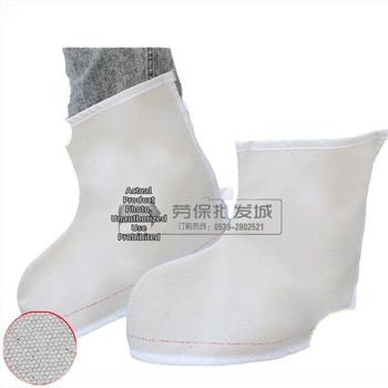 Traffic Light δερμάτινος προστατευτής ποδιού με σόλα PVC — προστασία κατά τη συγκόλληση