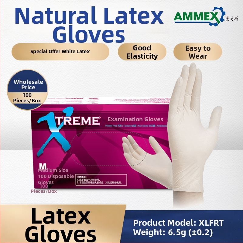 Ammex jednokratne rukavice, 10 kutija u kartonu, za industrijsku proizvodnju, laboratorije, čišćenje i osobnu zaštitu.
