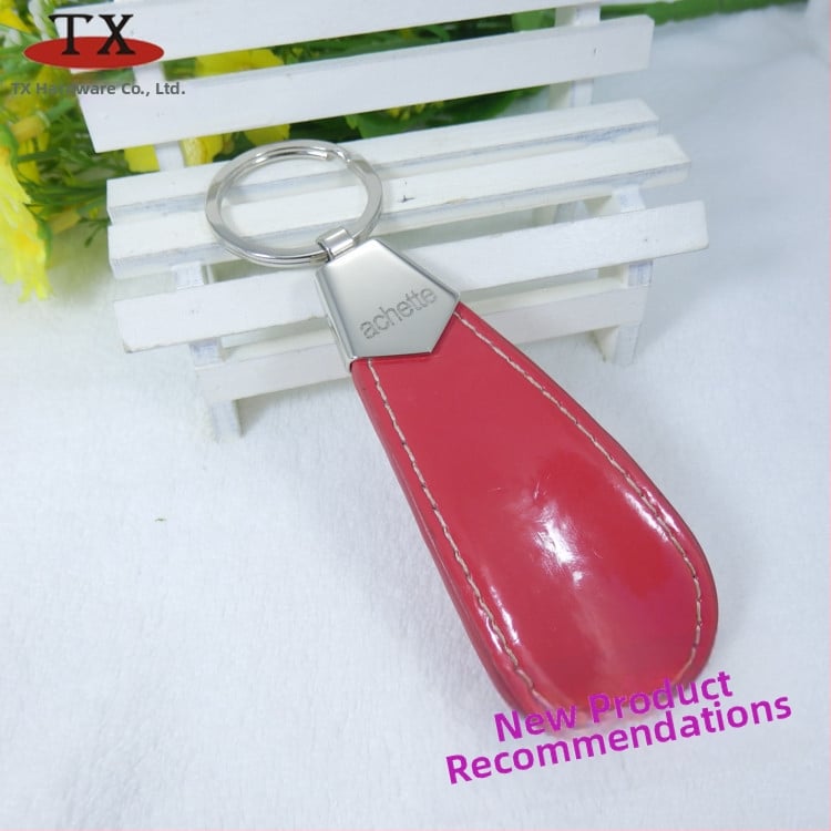 Κλειδοθήκη παπουτσιών με κράμα ψευδαργύρου και δέρμα πρώτης ποιότητας, μοντέρνος σχεδιασμός τέχνης, ατομική συσκευασία