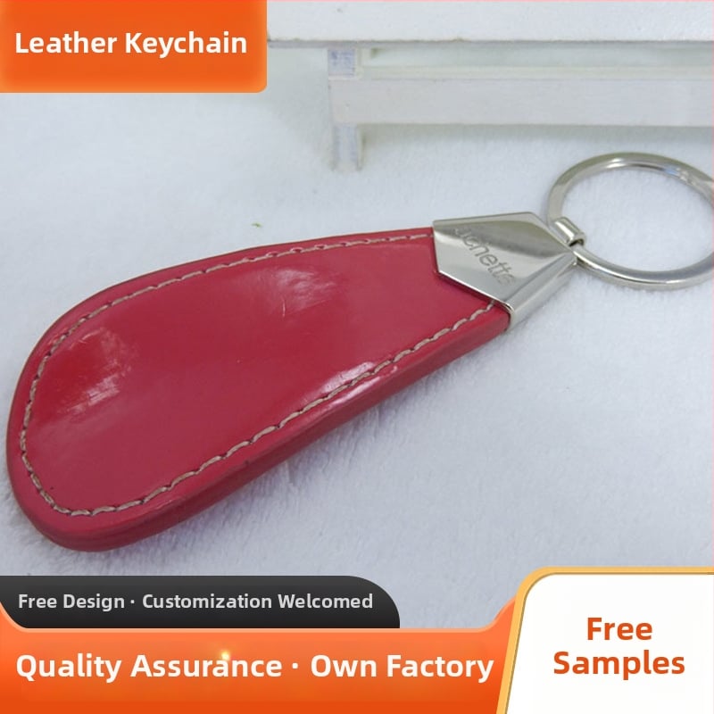 Κλειδοθήκη παπουτσιών με κράμα ψευδαργύρου και δέρμα πρώτης ποιότητας, μοντέρνος σχεδιασμός τέχνης, ατομική συσκευασία