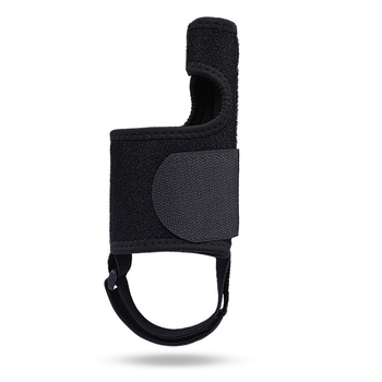 Korektor hallux valgus s odjeljivačem prstiju i fiksacijskom remenom za palac, model Hallux Valgus 01, serija Hallux Valgus, materijali: OK tkanina, neopren, lycra, aluminijska legura pločica