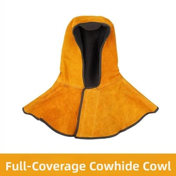 Προστατευτικά ποδιών για συγκόλληση με πλήρες κάλυμμα από δέρμα βοοειδών, θερμομόνωση και προστασία από εγκαύματα