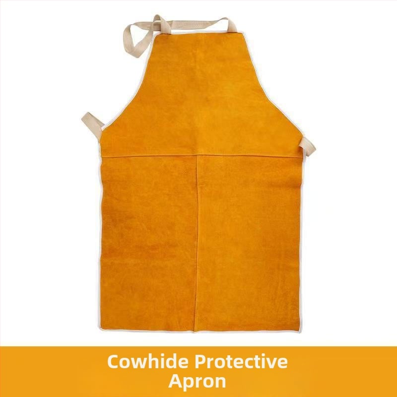 Προστατευτικά ποδιών για συγκόλληση με πλήρες κάλυμμα από δέρμα βοοειδών, θερμομόνωση και προστασία από εγκαύματα