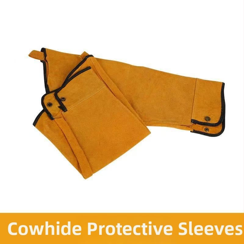 Προστατευτικά ποδιών για συγκόλληση με πλήρες κάλυμμα από δέρμα βοοειδών, θερμομόνωση και προστασία από εγκαύματα