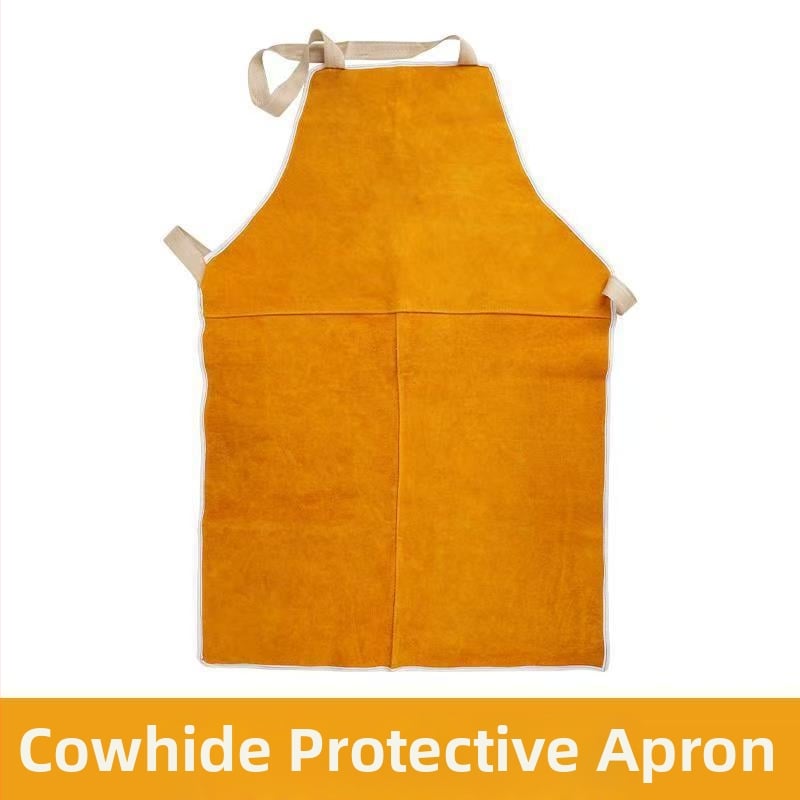 Προστατευτικά ποδιών για συγκόλληση με πλήρες κάλυμμα από δέρμα βοοειδών, θερμομόνωση και προστασία από εγκαύματα