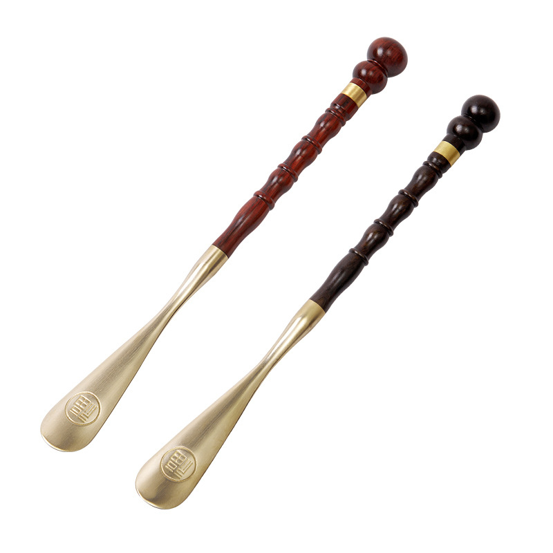 Drveni štih za cipele s dugom držalom, model Shoehorn, marka Shuofeng craftsmanship, šifra proizvoda 001