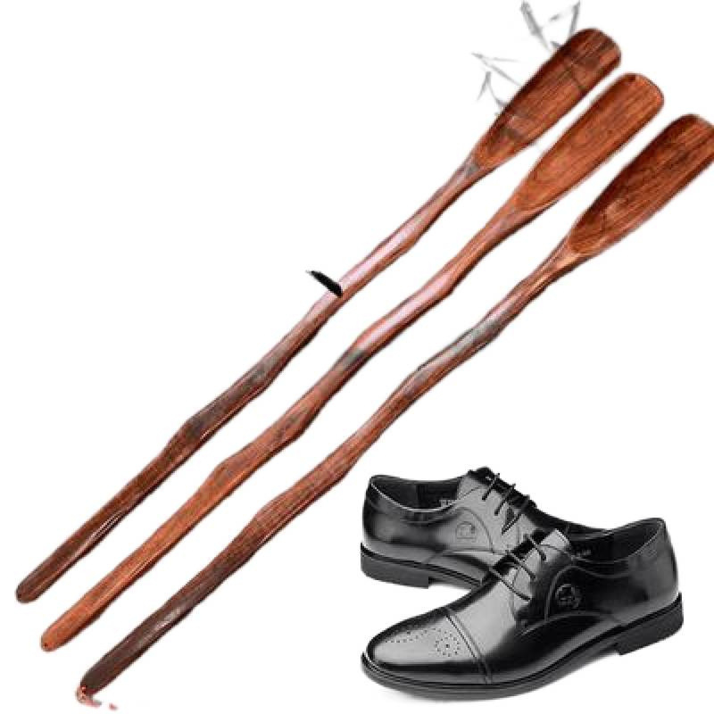 Rosewood obuvna žlica, integrirani dizajn, duljina 75 cm, duga drška, prošireni podizač za cipele