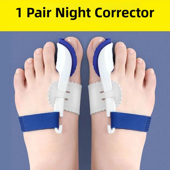 Ortez Hallux valgus za veliki prst, korekcija prstiju, PVC, za sve sezone, nošenje danju i noću