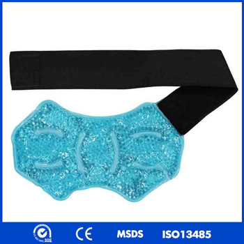 Gel pak na gležanj s toplom i hladnom terapijom, dvostruka zatvaračka vrećica, PVC materijal, pogodno za nogomet, trčanje i biciklizam