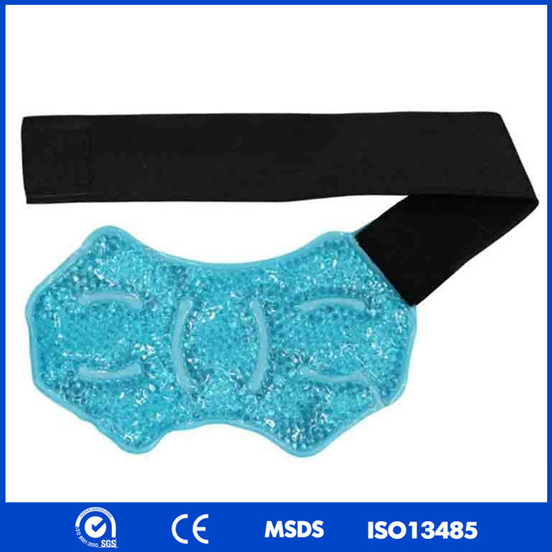 Gel pak na gležanj s toplom i hladnom terapijom, dvostruka zatvaračka vrećica, PVC materijal, pogodno za nogomet, trčanje i biciklizam