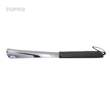 Kožni Shoehorn – metal i nehrđajući čelik, bez savijanja, ergonomski dizajn za starije i trudnice, model PF-EC04006, branda pofeis, ljeto