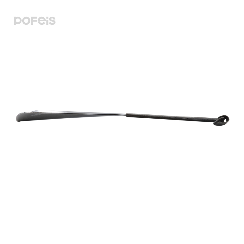 Kožni Shoehorn – metal i nehrđajući čelik, bez savijanja, ergonomski dizajn za starije i trudnice, model PF-EC04006, branda pofeis, ljeto
