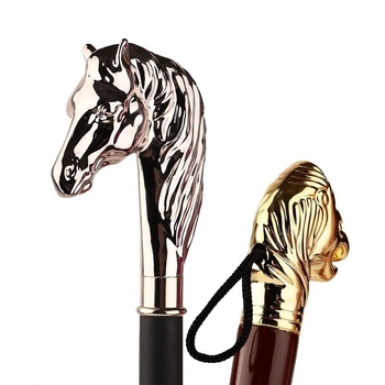 Extra Long Shoe Horn with zinc alloy puller head, detachable head, patterned head design