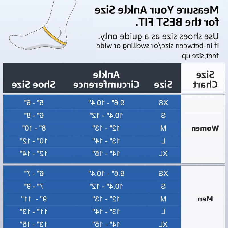 Above kompresivna gležnja ortoza s trostranom zaštitom, podesiva veza, poliestersko-nylon smjesa