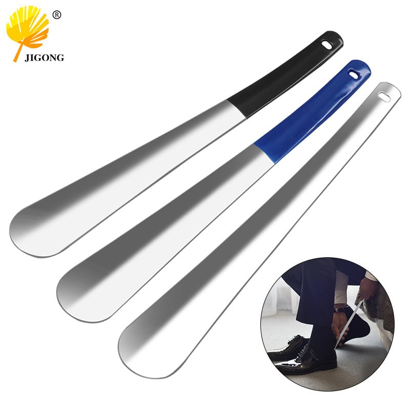 Record Work Hordozható rozsdamentes acél cipőkanál – Kicsi, könnyű, segédeszköz a cipő felhúzásához