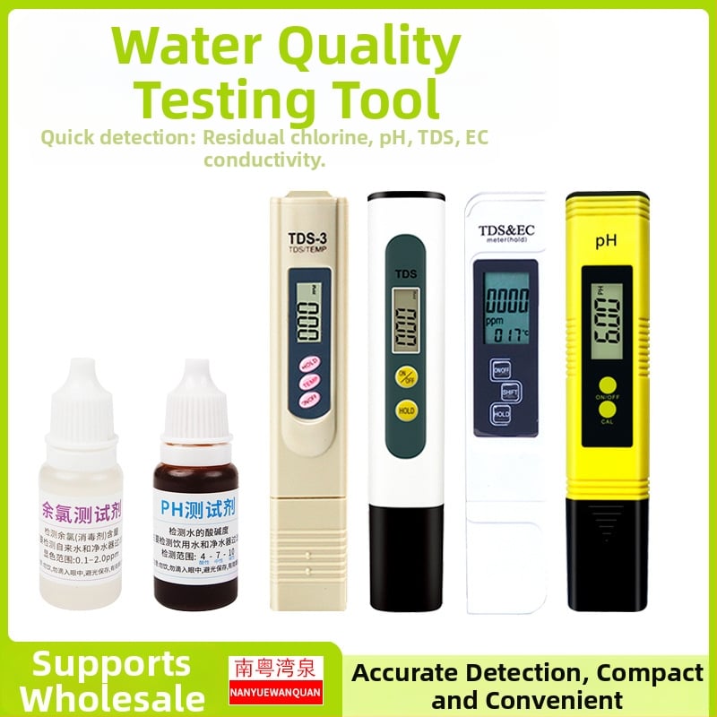 Pero za mjerenje kvalitete vode za vodovodnu vodu: TDS, pH, tvrdoća (ppm) i sadržaj minerala