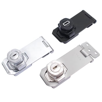 Încuietoare pentru frigider – fără găurire, anti-furt pentru frigidere comerciale; din oțel inoxidabil, fier și cupru pur; brand Sukop, model 2025.4.15, placă de încuire nouă; potrivită pentru mobilier.