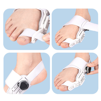 Orteza za hallux valgus s razdjelnikom prsta i podešavanjem kuta | Materijali: ABS, najlon, silikon podloga | Model: 004 | Serija: 004 | Marka: feet awake