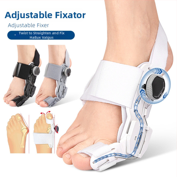 Orteza za hallux valgus s razdjelnikom prsta i podešavanjem kuta | Materijali: ABS, najlon, silikon podloga | Model: 004 | Serija: 004 | Marka: feet awake