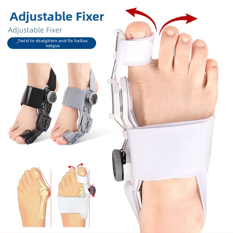 Orteza za hallux valgus s razdjelnikom prsta i podešavanjem kuta | Materijali: ABS, najlon, silikon podloga | Model: 004 | Serija: 004 | Marka: feet awake