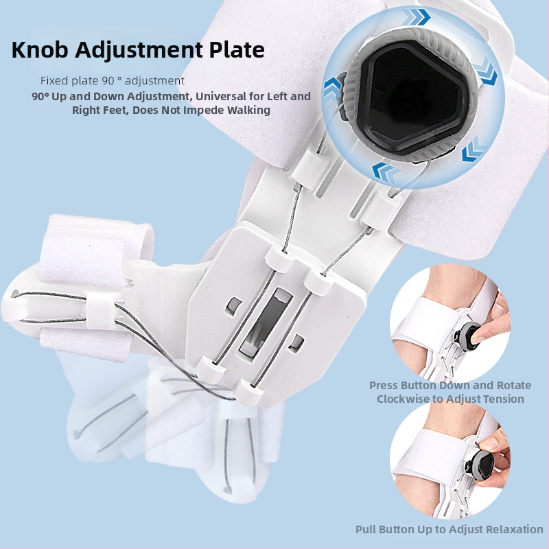Orteza za hallux valgus s razdjelnikom prsta i podešavanjem kuta | Materijali: ABS, najlon, silikon podloga | Model: 004 | Serija: 004 | Marka: feet awake