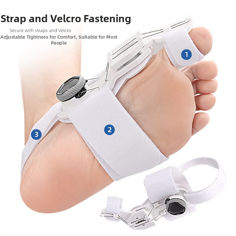 Orteza za hallux valgus s razdjelnikom prsta i podešavanjem kuta | Materijali: ABS, najlon, silikon podloga | Model: 004 | Serija: 004 | Marka: feet awake